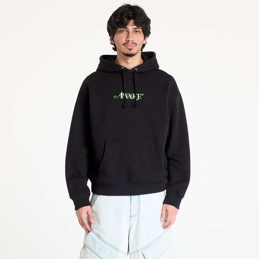 Світшоти Awake NY Awake NY Classic Logo Hoodie чорний | AWK-SP25-HD002-BLK