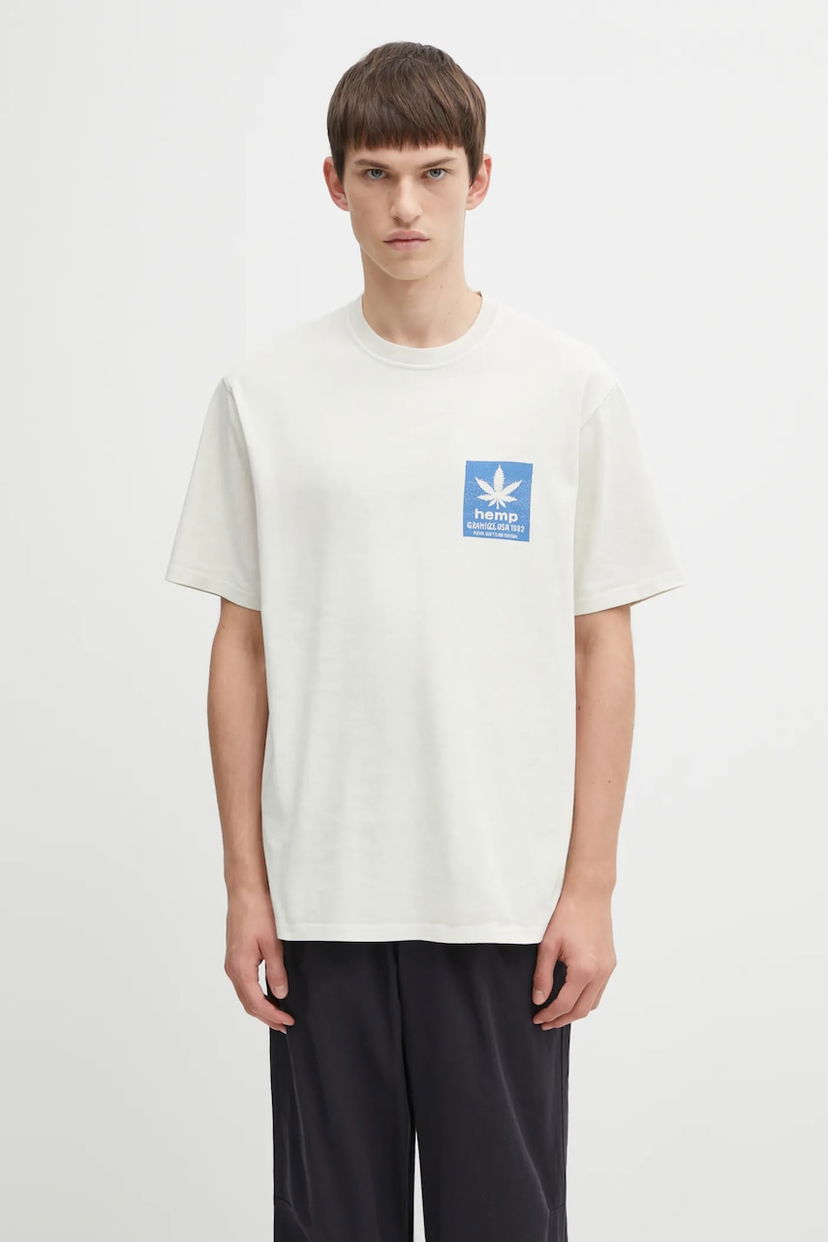 Футболка GRAMICCI Printed T-Shirt Hemp білий | G5FU.T081