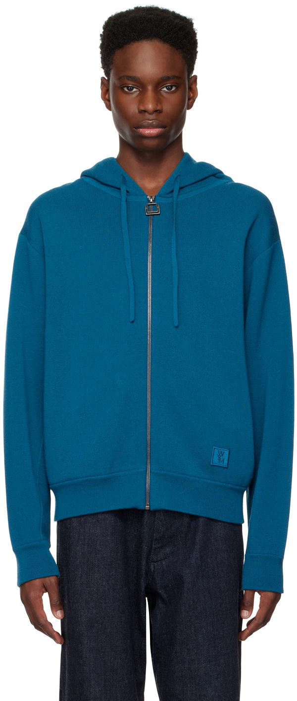 Світшоти WOOYOUNGMI Wooyoungmi Zip Hoodie Синій | W223KN05
