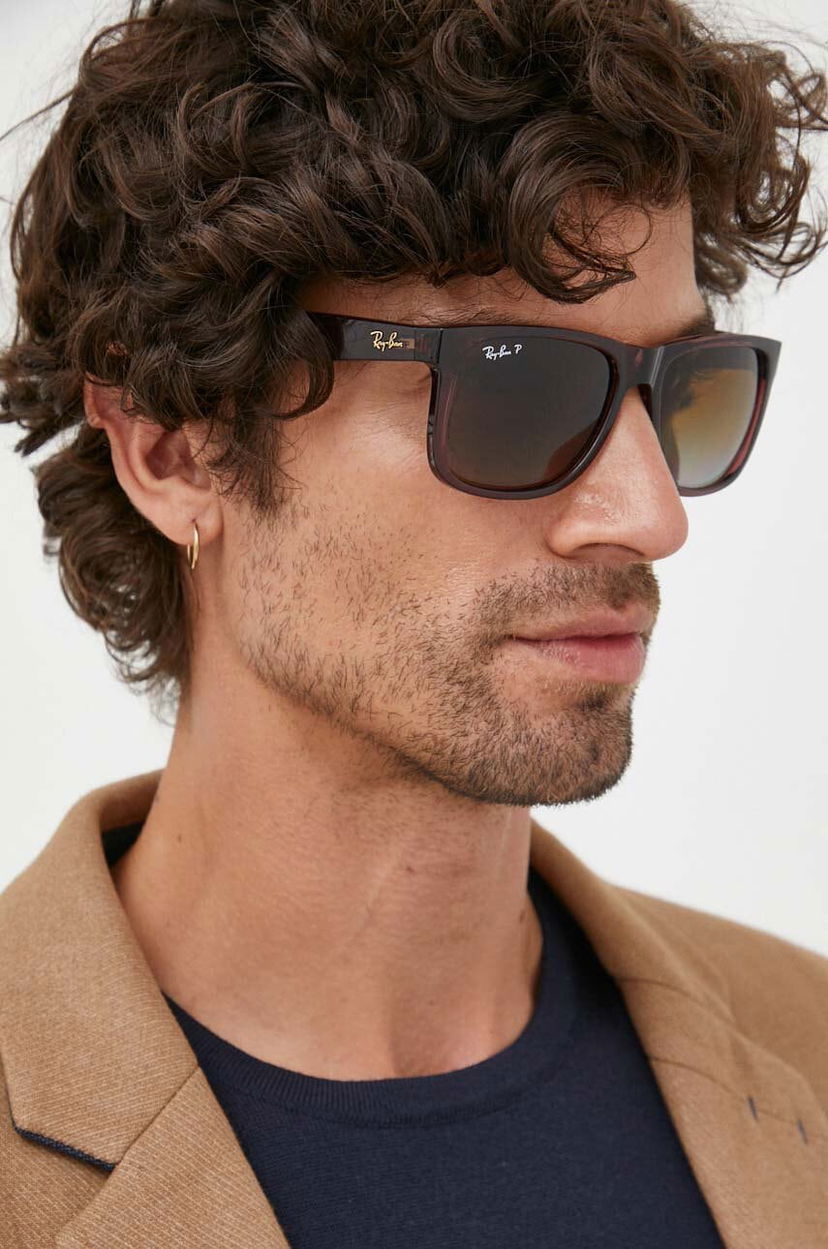 Сонцезахисні окуляри Ray-Ban Ray-Ban JUSTIN Sunglasses Коричневий | 0RB4165.6597T5