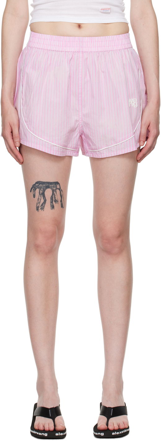 Шорти Alexander Wang Track Shorts Рожевий | 4WC3244386