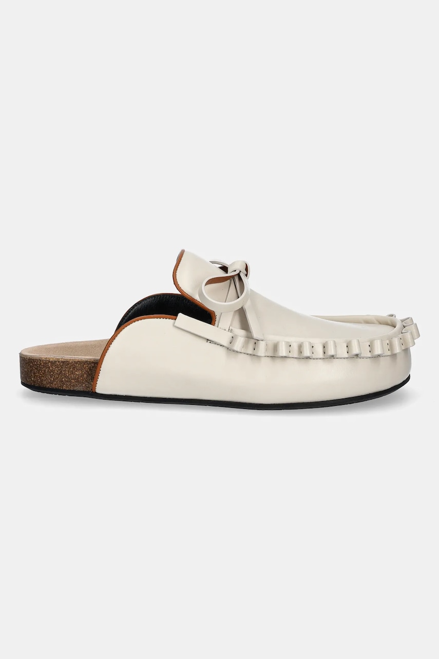 Кросівки та взуття JW Anderson JW Anderson Leather Mules білий | LF0069.LA0323.002, 1