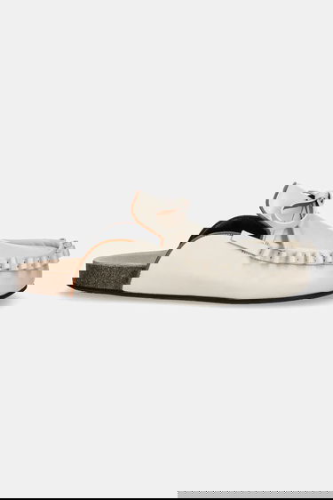 Кросівки та взуття JW Anderson JW Anderson Leather Mules білий | LF0069.LA0323.002, 1