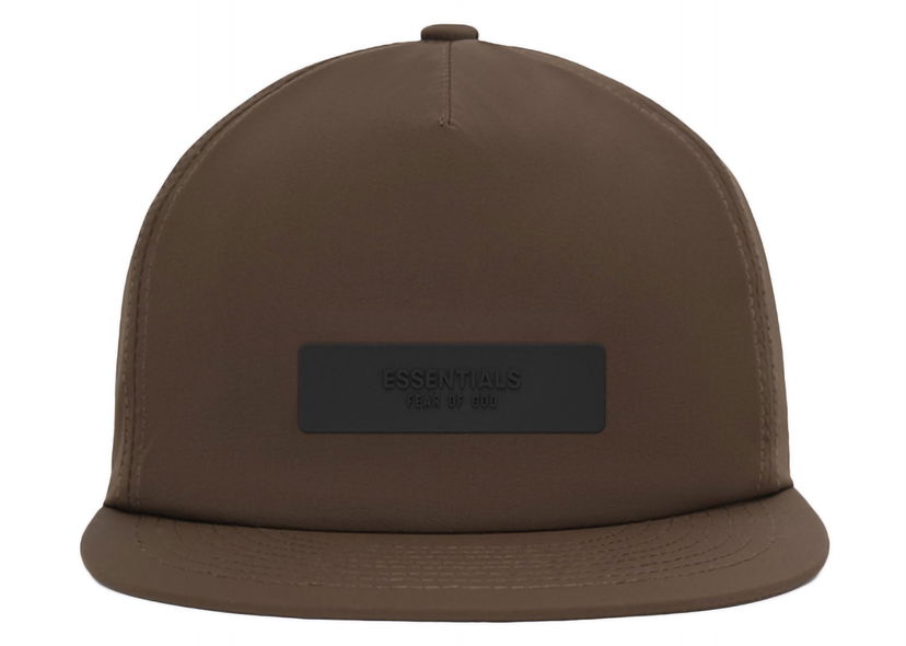 Кепка Fear of God Essentials Core Collection Nylon Baseball Cap Коричневий | 642SU247116F