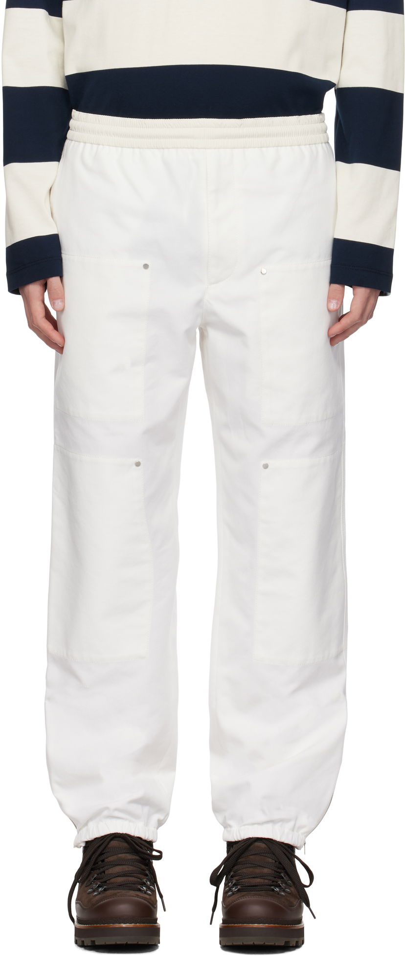 Штани і джинси Moncler Archivio Creativo CP Trousers білий | J20912A00045597ZZ