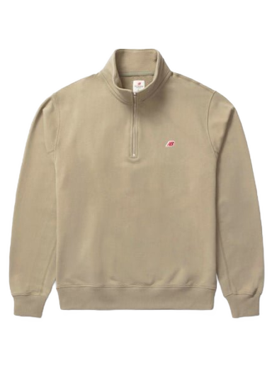 Світшоти New Balance Made In Usa Quarter Zip бежевий | MT33544TCO