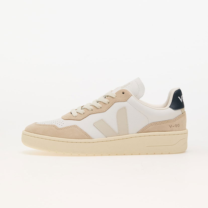 Кросівки та взуття Veja V-90 Extra White Pierre Nautico бежевий | VD2003461B