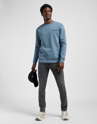 Світшоти Lee Regular Core Crewneck Sweatshirt Синій | 112371866, 1