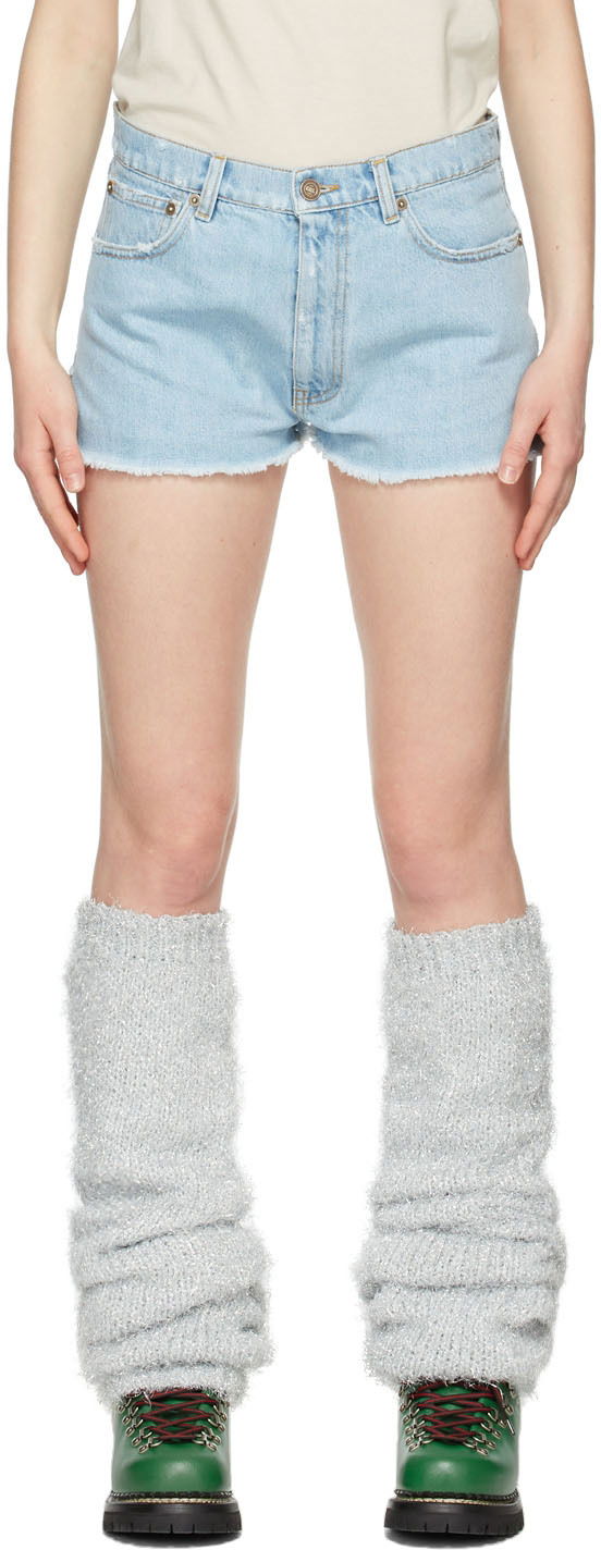 Шорти ERL ERL Denim Shorts Синій | ERL04P013