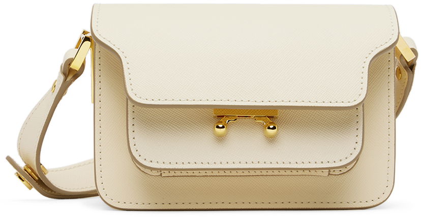 Сумочка Marni Marni Trunk Mini Bag бежевий | M00997