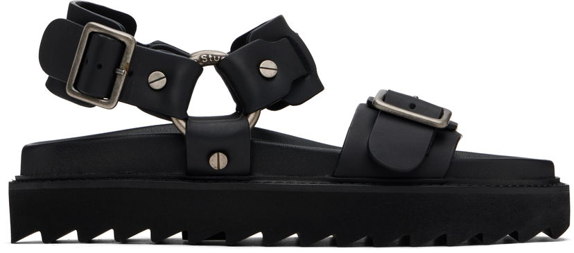 Аксесуари Acne Studios Acne Studios Leather Buckle Sandals чорний | AD0707-