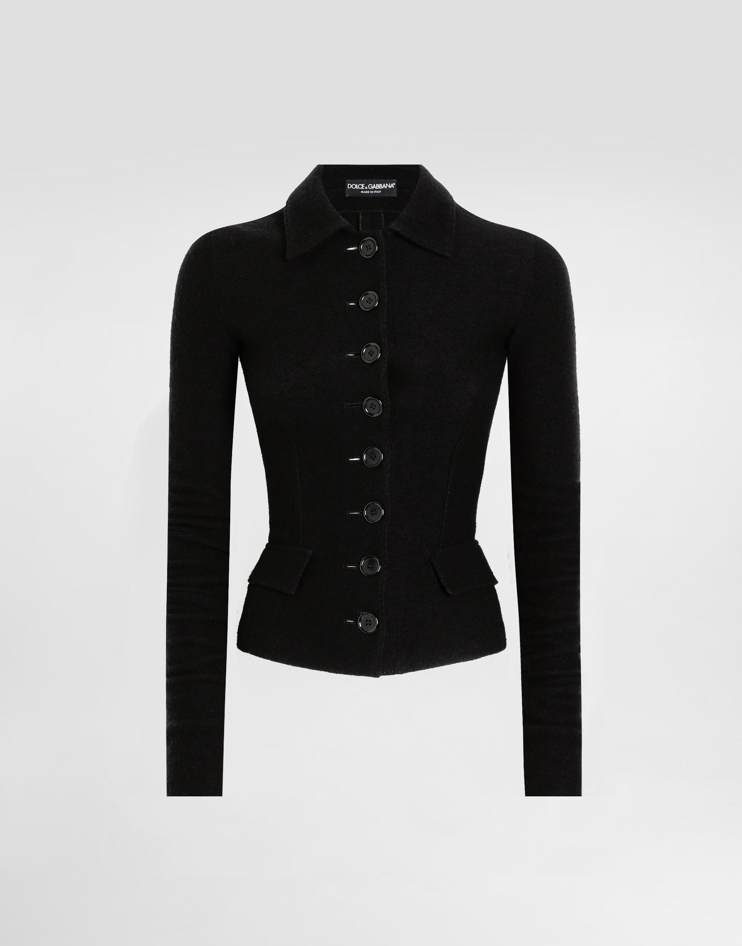 Куртка Dolce & Gabbana Dolce & Gabbana Single-Breasted Wool Jacket чорний | F27HFTHU2BBN0000, 0