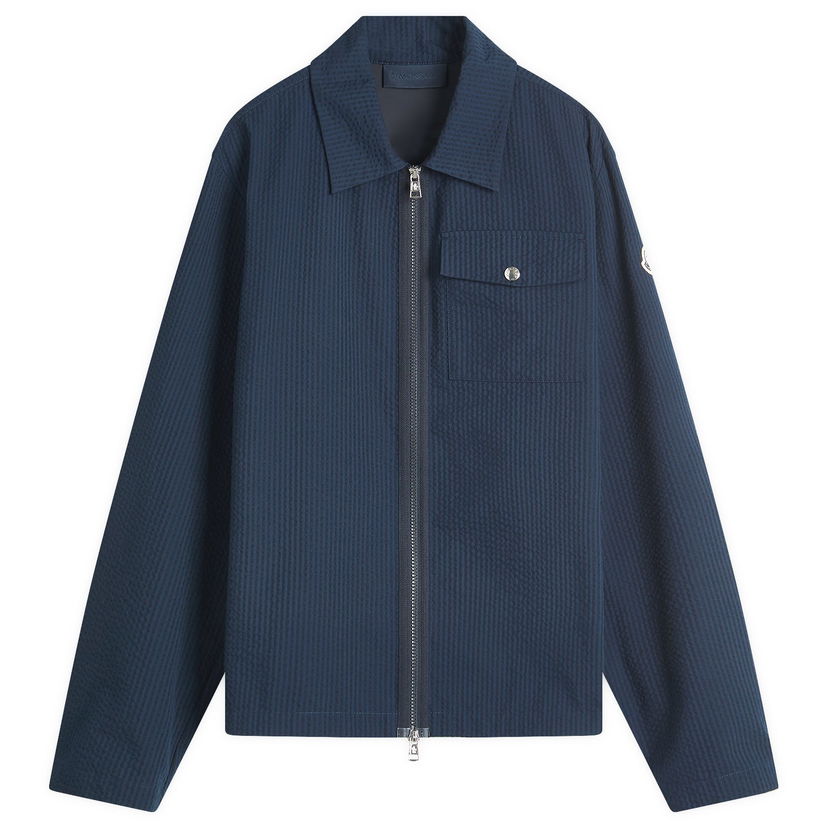 Вітровка Moncler Seersucker Shirt X-Small темно-синій | 2F000-23-598JC-780