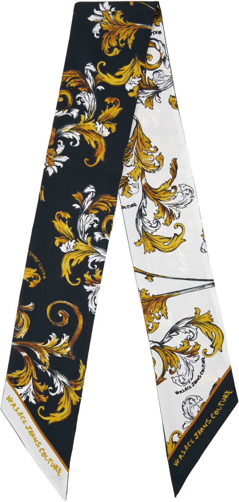 Шарф Versace Versace Jeans Couture Barocco Print Silk Twill Scarf Різнокольоровий | E78HA7H08_EZG356