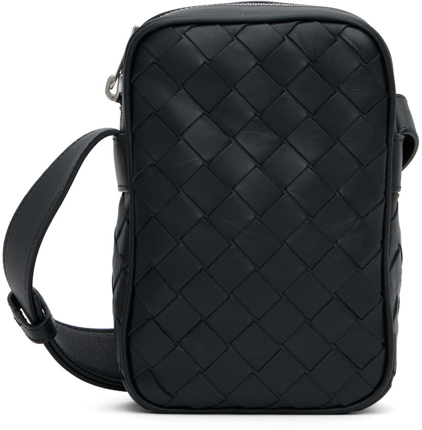 Сумка Bottega Veneta Bottega Veneta Intrecciato Crossbody Bag чорний | 729296 VCPQ3