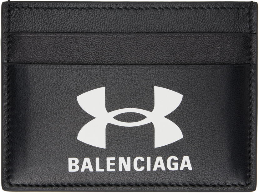Гаманець Balenciaga Under Armour Edition Lambskin Card Holder by Balenciaga чорний | 8177192ABLN