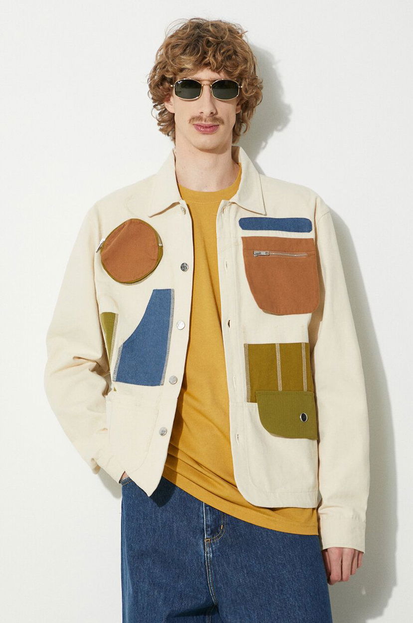 Куртка MARKET Workstations Overshirt Jacket бежевий | 406124002