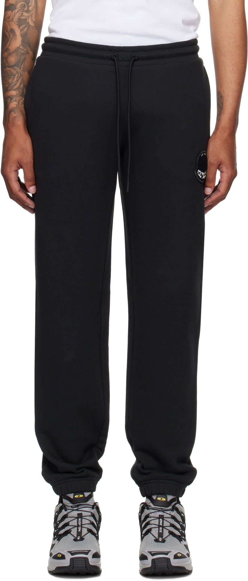 Спортивні штани Moncler Moncler Archivio Creativo Sweatpants чорний | K20918H0000589AZU