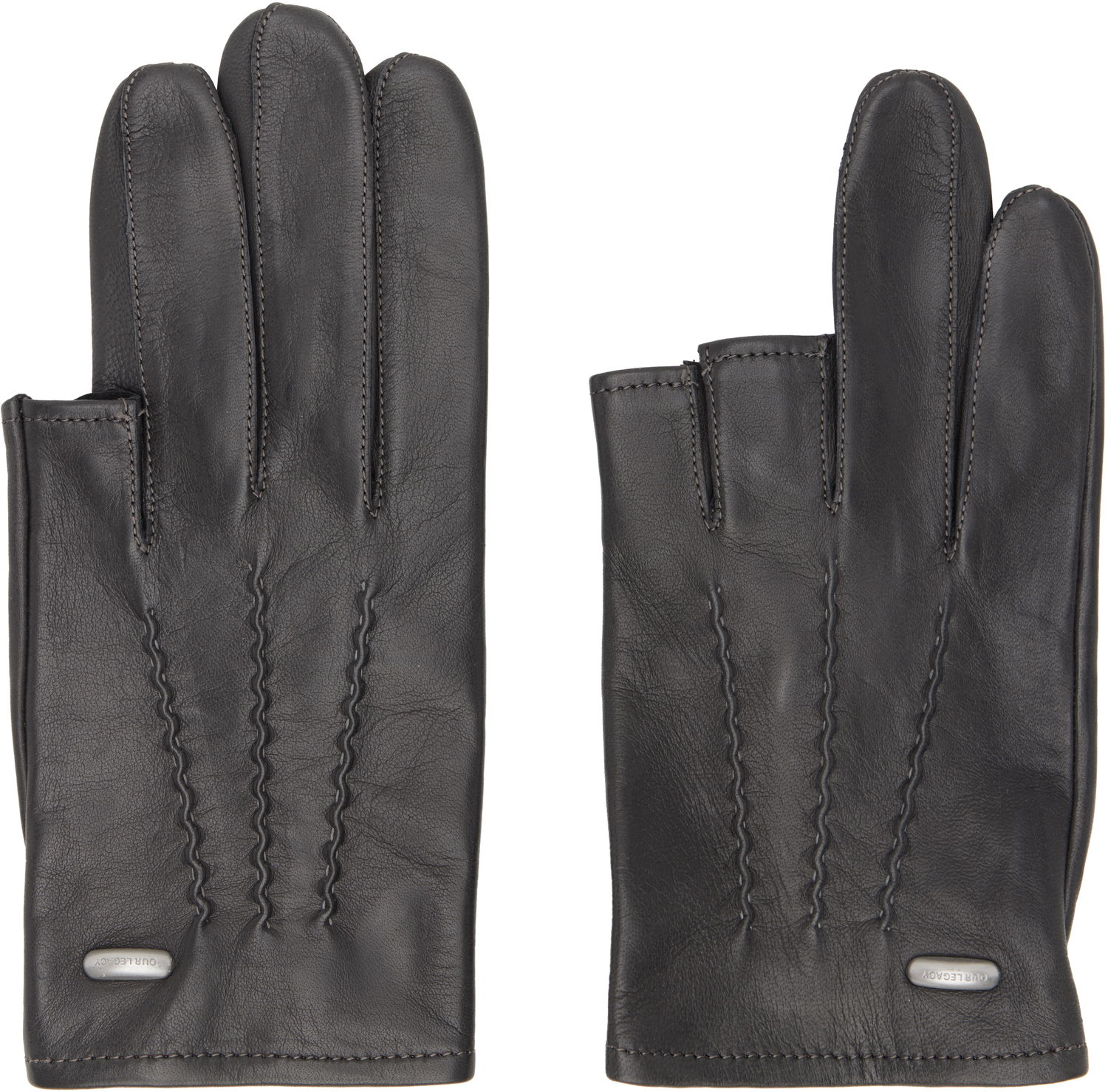 Рукавички OUR LEGACY Our Legacy Hang Loose Leather Gloves Коричневий | A2258HDL, 0