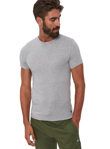 Футболка Polo by Ralph Lauren Crew Base Layer Tee - 2 Pack Сірий | 714835960003