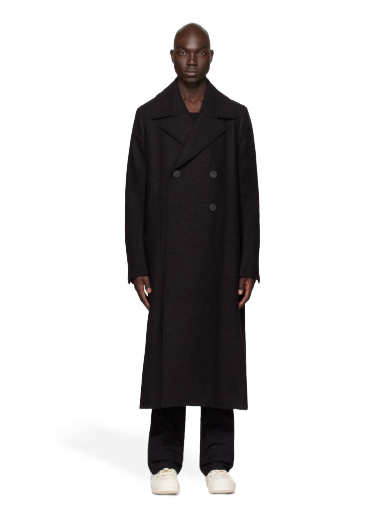 Пальто Rick Owens New Bell Coat Коричневий | RL02C7954 WFM