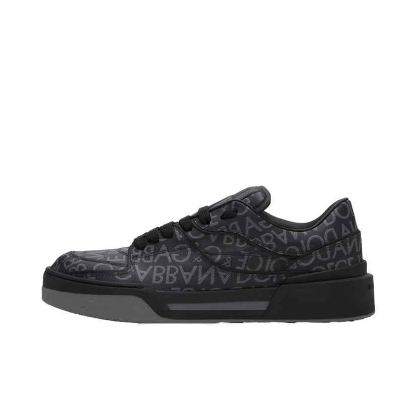 Кросівки та взуття Dolce & Gabbana Black New Roma Sneakers чорний | CS2036AM924