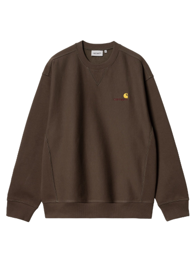 Світшоти Carhartt WIP American Script Sweatshirt "Buckeye" Коричневий | I025475_BV_XX