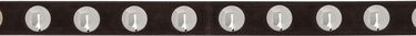 Ремені Khaite 'The Benny' Suede Belt with Silver-Tone Hardware Коричневий | 10014-726, 1