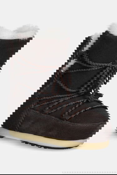 Кросівки та взуття Moon Boot EVX Suede Shearling Snow Boots Коричневий | 80D1470050.M010, 0