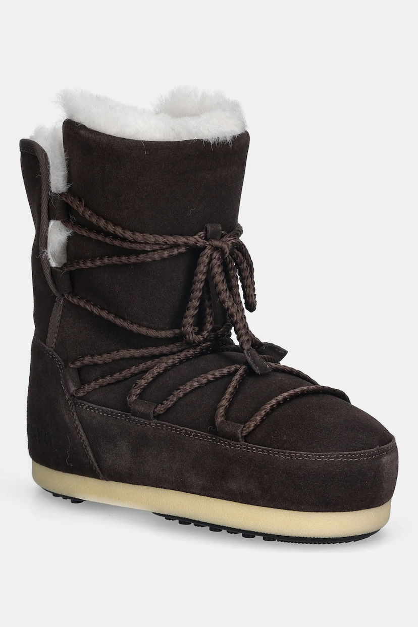 Кросівки та взуття Moon Boot EVX Suede Shearling Snow Boots Коричневий | 80D1470050.M010