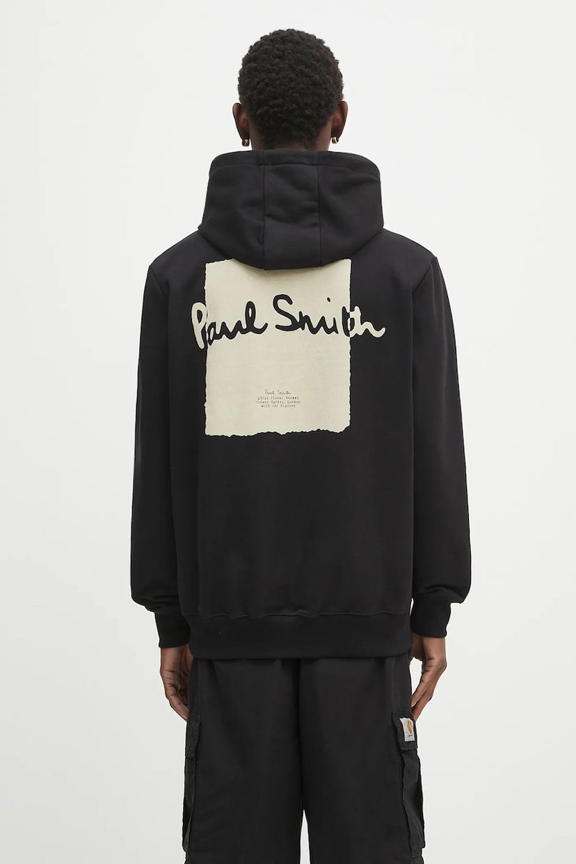 Світшоти Paul Smith Paul Smith Printed Hoodie чорний | M1R.071Y.TP4929