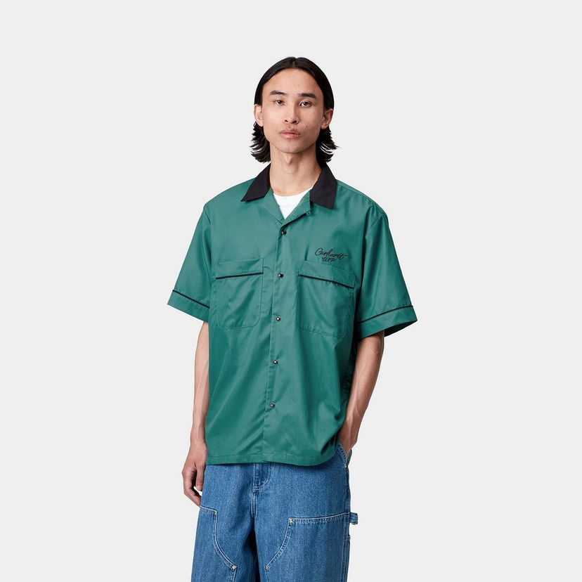 Сорочка Carhartt WIP Carhartt WIP Short Sleeve Bowl Shirt Зелений | I035153_9