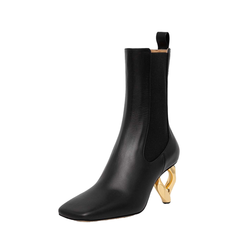 Кросівки та взуття JW Anderson Anderson Chain Heel Boots чорний | ANW43021A.999