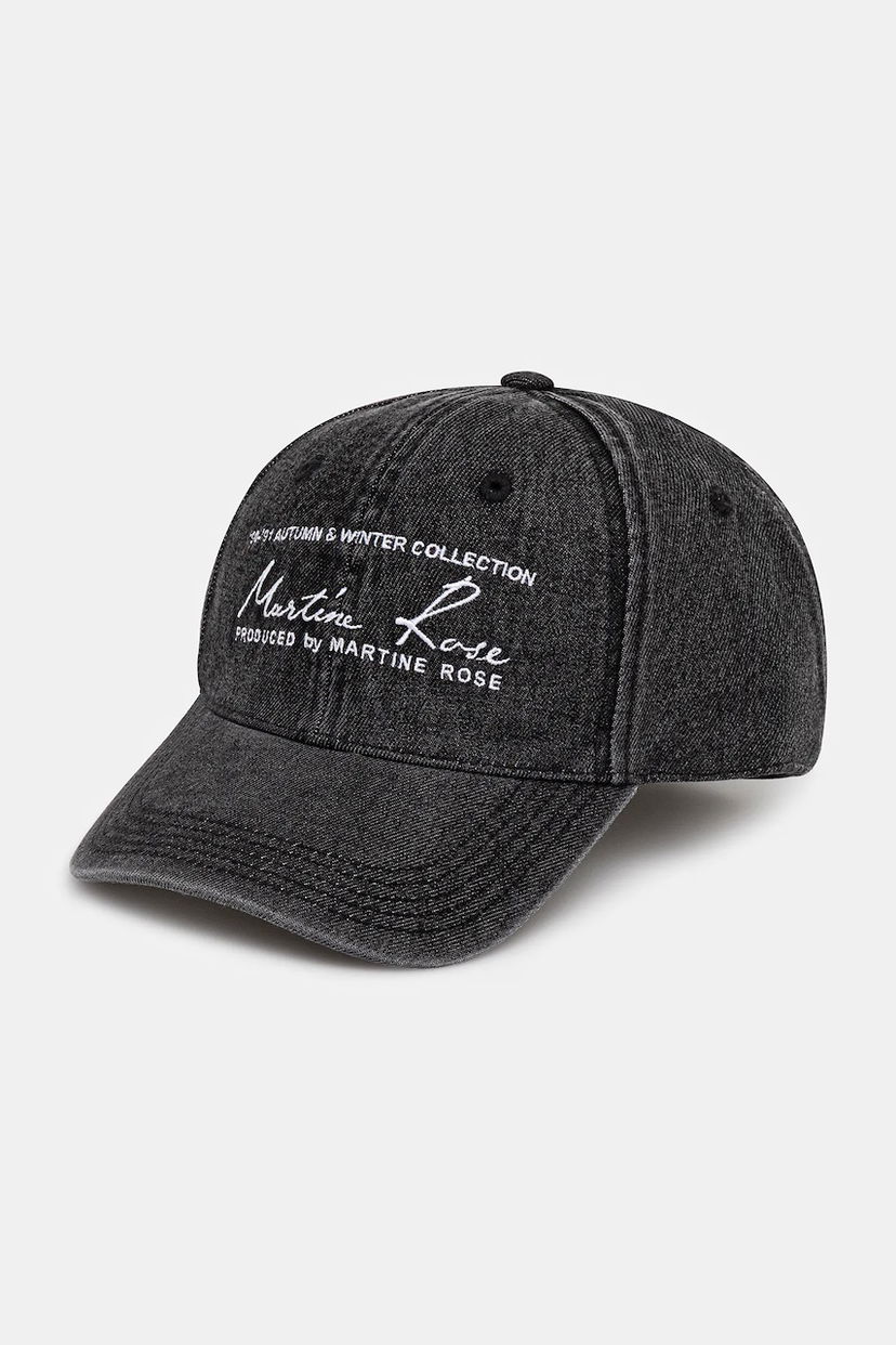 Кепка Martine Rose Martine Rose Signature Baseball Cap чорний | 1134WP14002