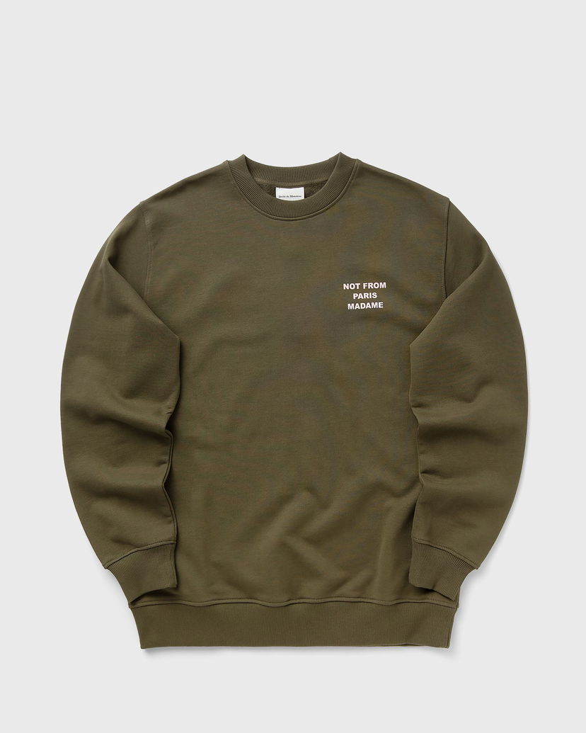 Світшоти Drôle de Monsieur Slogan Sweatshirt Зелений | I-SW149-CO127-KK