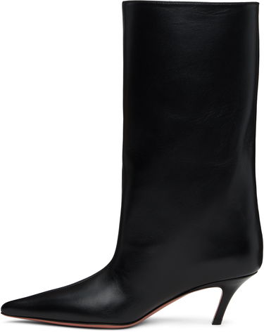 Догляд за взуттям Amina Muaddi Amina Muaddi Fiona 60 Kitten Heel Boots чорний | FIONA BOOT NAPPA, 2