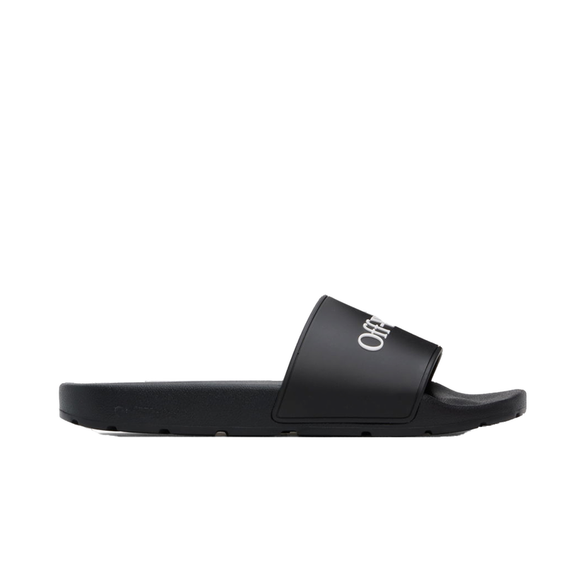 Кросівки та взуття Off-White Black Bookish Pool Slides чорний | OMIU002C99MAT0011001