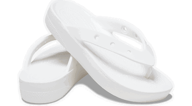 Кросівки та взуття Crocs Classic Platform Flips білий | 207714-100, 1