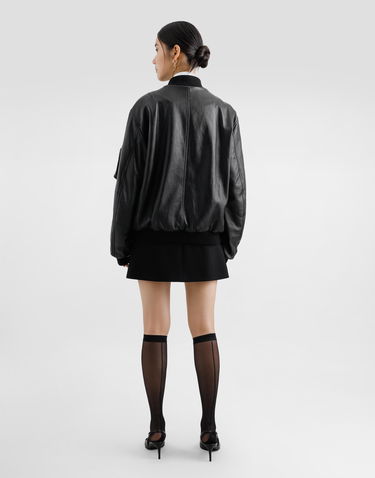 Спідниця Dolce & Gabbana Dolce & Gabbana A-Line Wool Crepe Miniskirt чорний | F4CYTTFU2TZN0000, 2