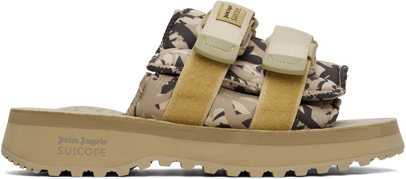 Аксесуари Palm Angels Palm Angels Suicoke Edition Moto-P Sandals бежевий | PWIH030F24FAB0026061