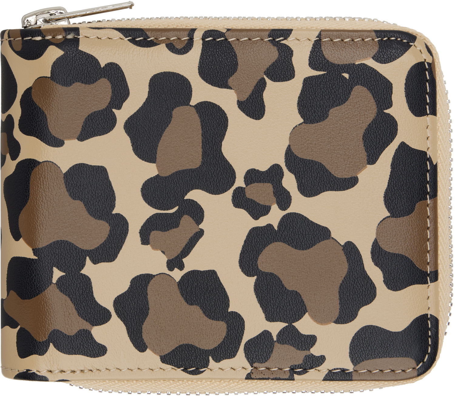 Гаманець BBC IceCream ICECREAM Leopard Print Zip Wallet бежевий | IC25164, 0