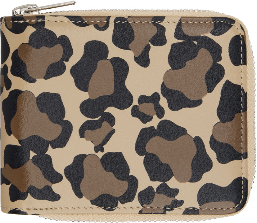 Гаманець BBC IceCream ICECREAM Leopard Print Zip Wallet бежевий | IC25164