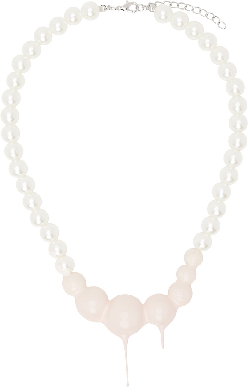 Кольє Ottolinger Ottolinger Dipped Faux Pearl Necklace білий | 125-902925-02