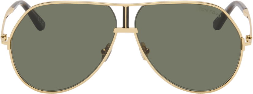 Сонцезахисні окуляри Tom Ford Tom Ford Rickie-02 Aviator Sunglasses Жовтий | FT1281_6330N