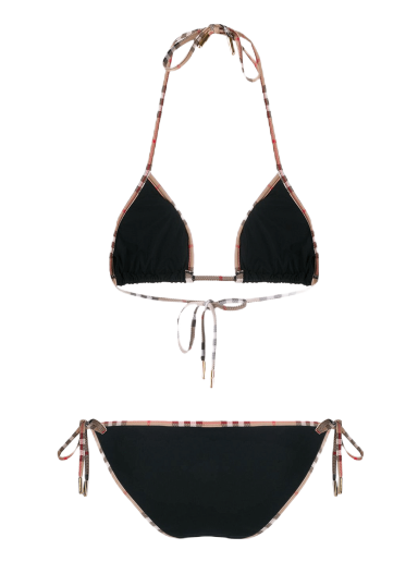 Купальники Burberry Vintage Check Trim Bikini чорний | 8010582