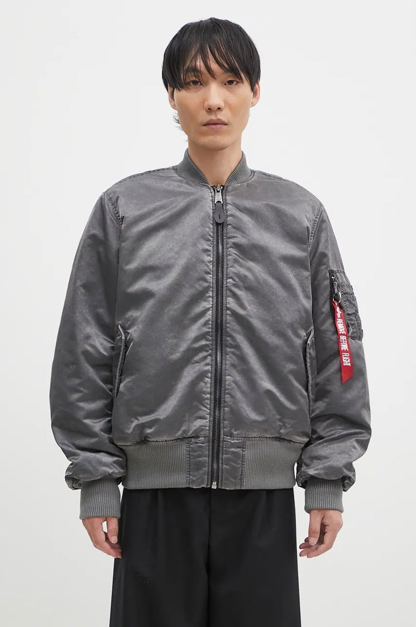 Куртка бомбер Alpha Industries Bomber Jacket Oversize Сірий | 148127