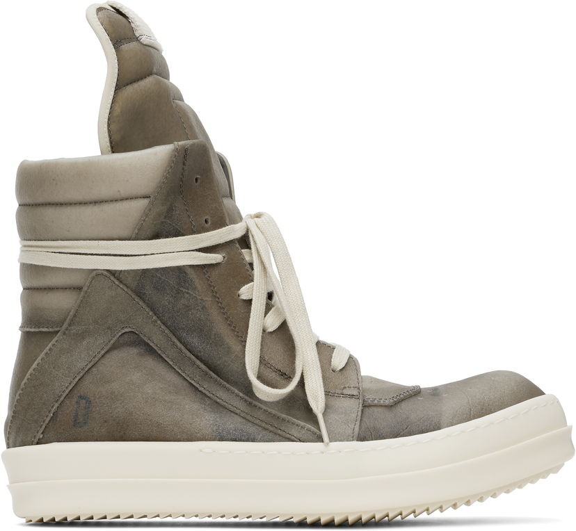 Кросівки та взуття Rick Owens Rick Owens Hollywood Geobasket Сірий | RR01E5894 LCT
