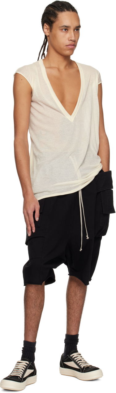 Шорти Rick Owens Rick Owens DRKSHDW Hollywood Creatch Drawstring Cargo Shorts чорний | DU01E3382 RIG, 3