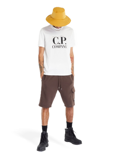 Шорти C.P. Company Light Fleece Regular Cargo Shorts Коричневий | 14CMSB021A002246G-365