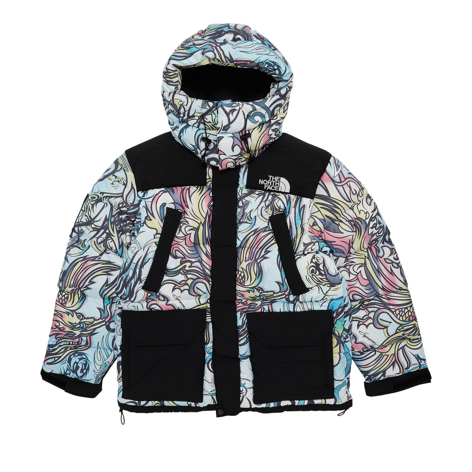Парка Supreme The North Face x 700-Fill Down Parka Різнокольоровий | FW22J6 MULTICOLOR DRAGON, 1